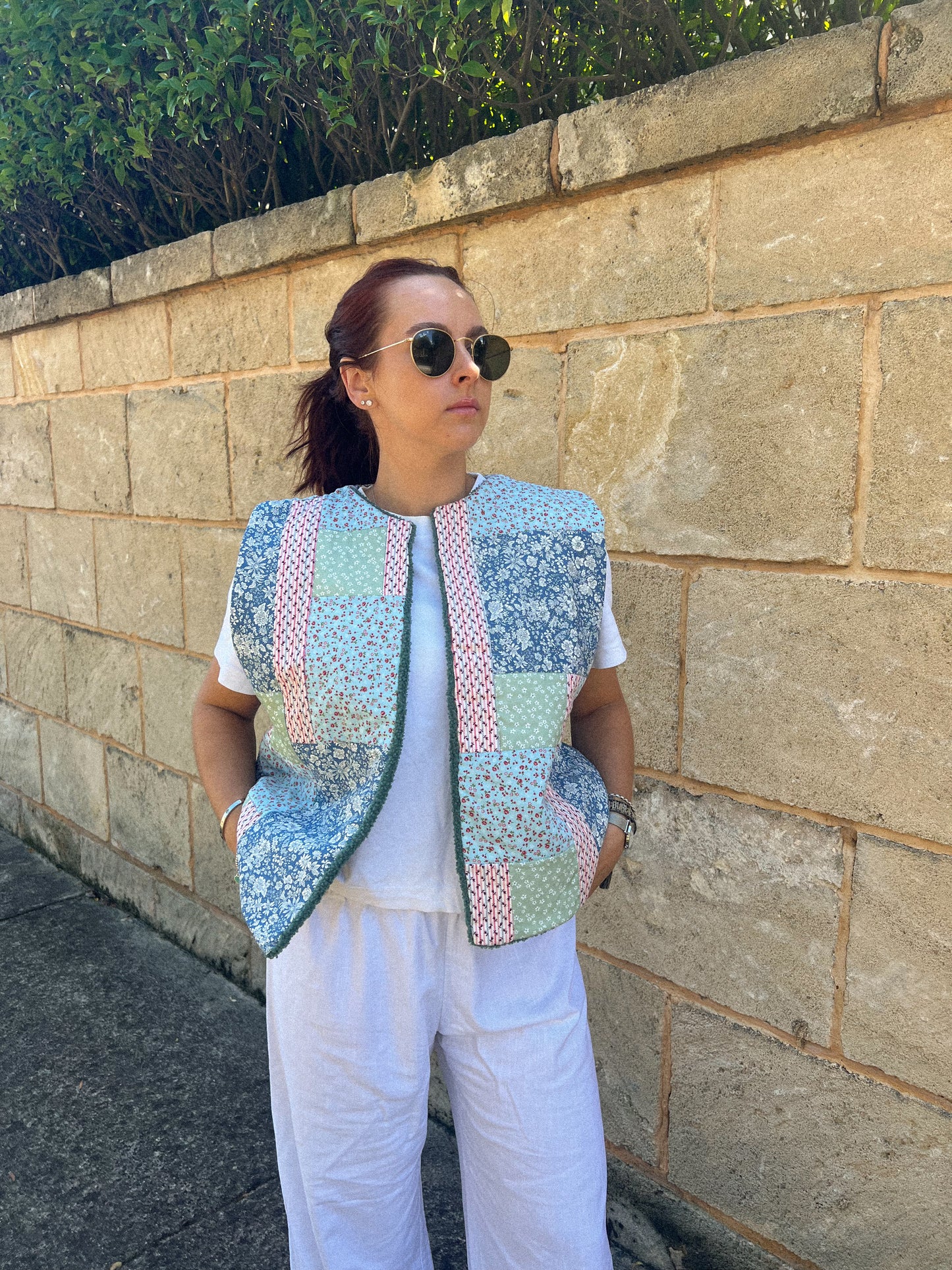 Marigold Vest Blue