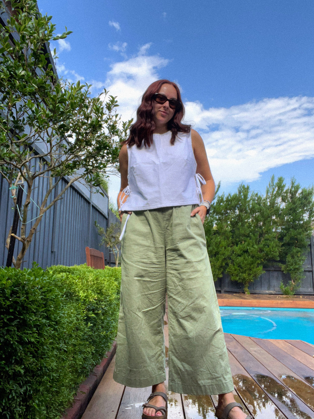 The Seija Pant - Sage